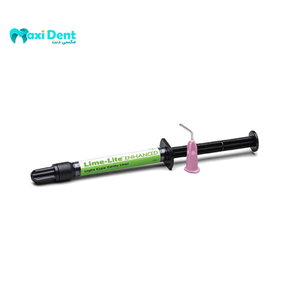 نمای نزدیک از سرنگ Lime Lite™ Enhanced