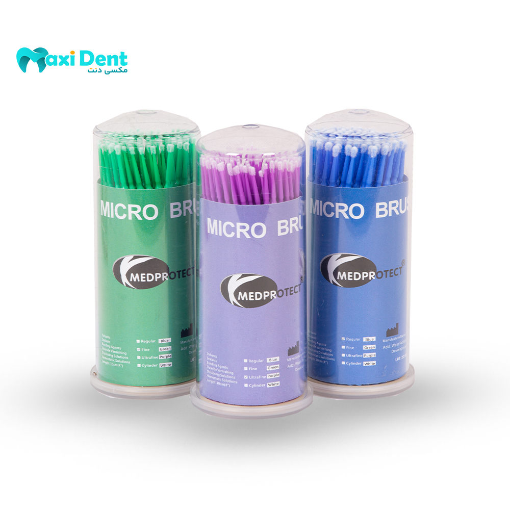نمای اصلی بسته‌بندی میکروبراش MEDPROTECT​