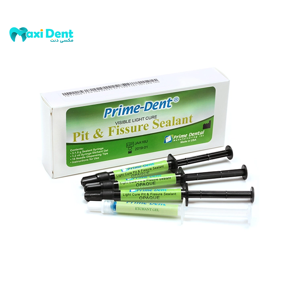 نمای اصلی کیت فیشور سیلانت نوری Prime-Dent