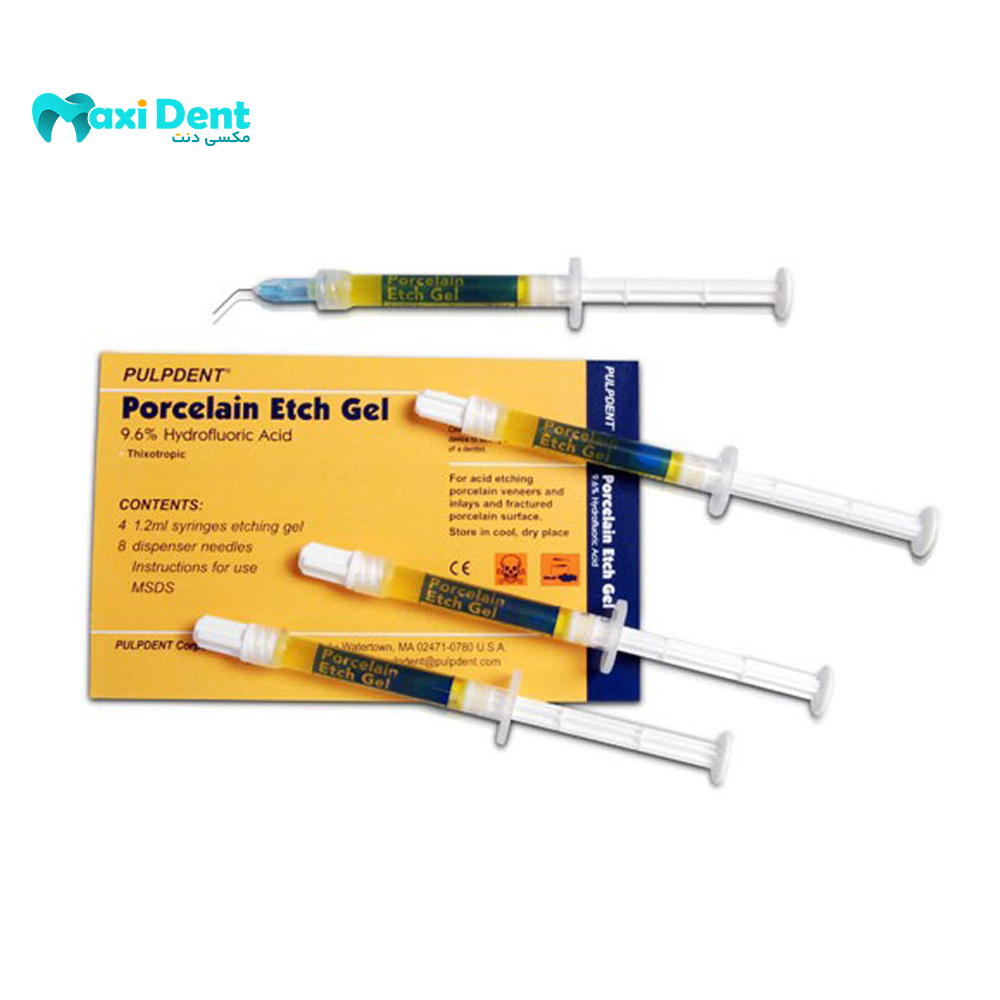 پرسلن اچ پالپ دنت مدل Porcelain Etch Gel