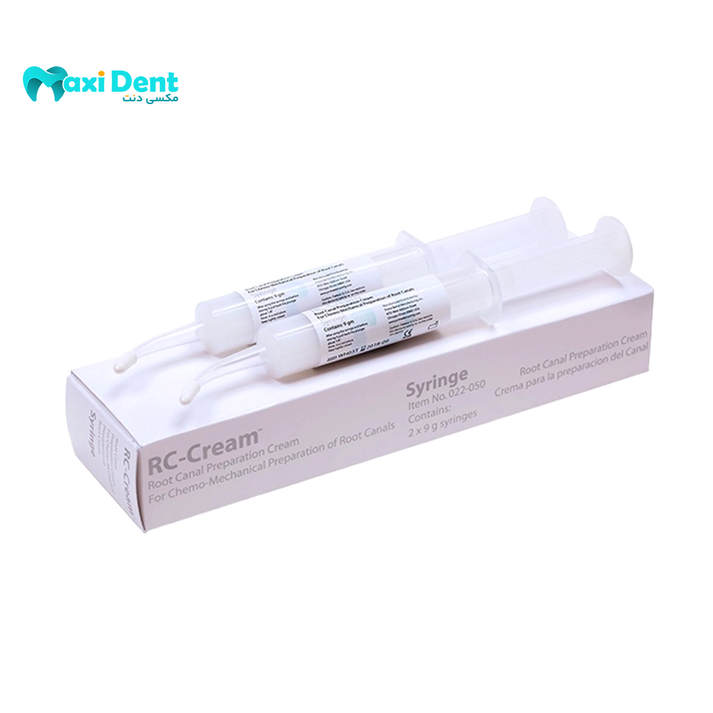 نمای اصلی بسته‌بندی کرم آرسی پرپ RC Cream پرایم دنت