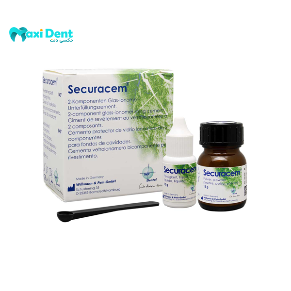 تصویر کامل جعبه گلاس آینومر SecuraFix آلمانی