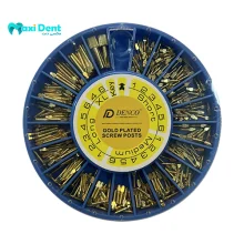 پین برنجی آسورت 240 عددی دنکو Denco Gold Plated Screw Post