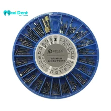 پین تیتانیوم آسورت 120 عددی دنکو Denco Titanium Screw Post