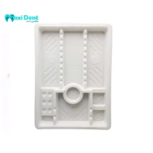 نمای نزدیک از سینی پلاستیکی آسیا دنتال