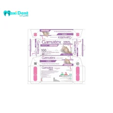 بسته‌بندی ۱۰۰ عددی دستکش معاینه Gama Tex