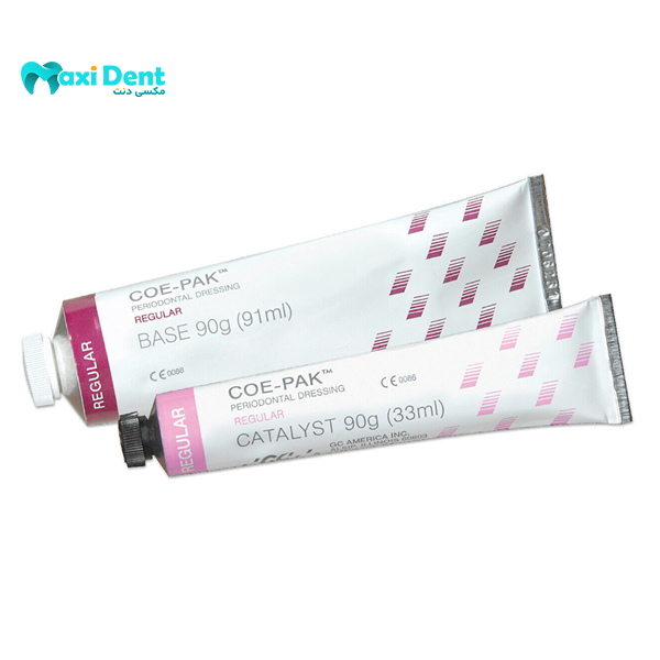 نمای نزدیک از تیوب‌های خمیر جراحی GC COE-PAK​