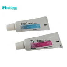 نمای نزدیک از بسته‌بندی تمپ باند گلچای