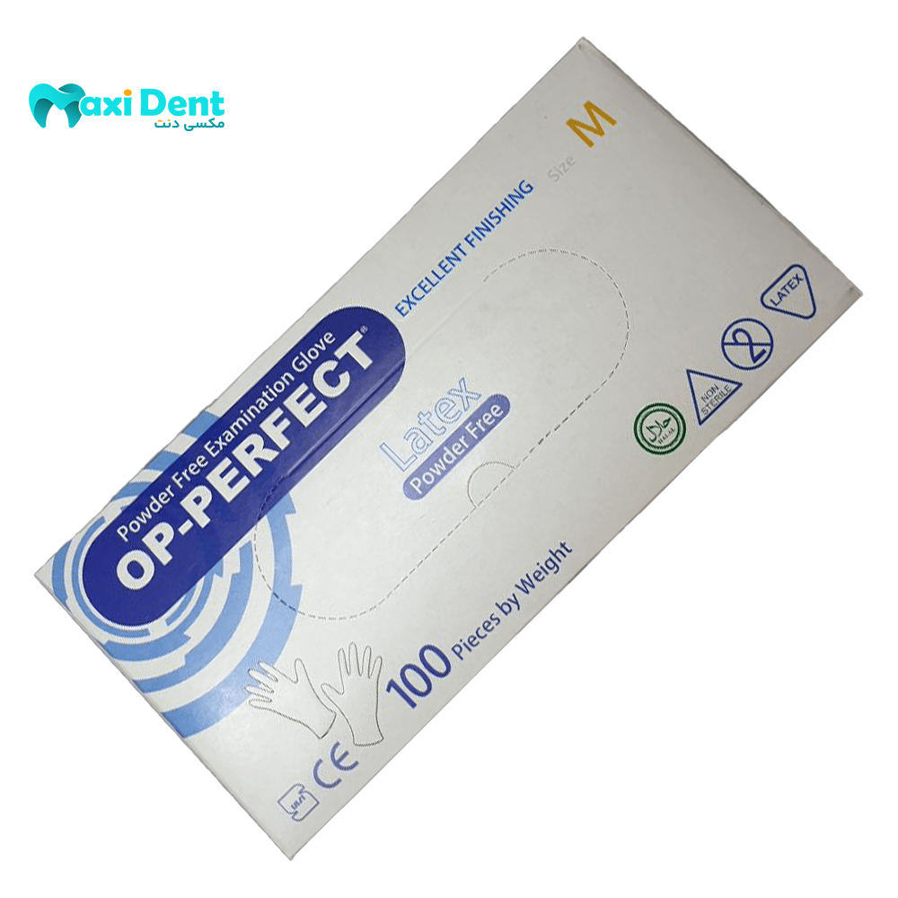 تصویر اصلی دستکش لاتکس بدون پودر OP-Perfect