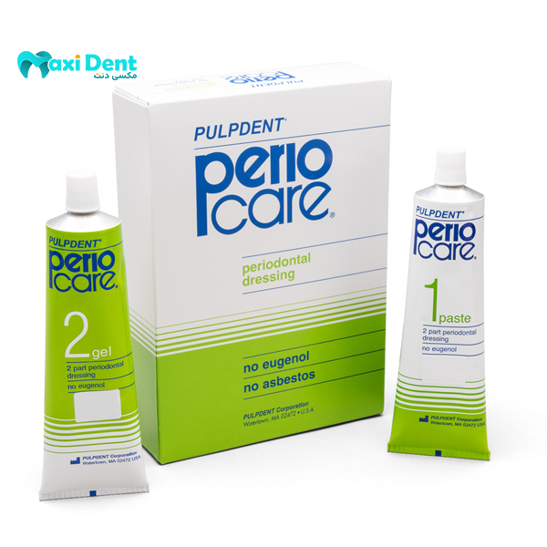 نمای نزدیک از تیوب‌های خمیر جراحی پالپ دنت